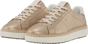 TOM TAILOR Damen Sneaker im Metallic-Look, gold, Uni, Gr. 39