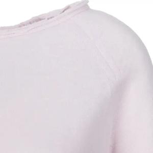 American Vintage - T-Shirt ML Col Bateau - Größe S - rosa