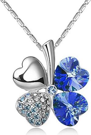 Schmuck-Elfe Kette mit Anhänger Kleeblattanhänger Harmonie
