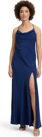 Vera Mont Abendkleid "Vera Mont Abendkleid mit Wasserfallausschnitt", Schlitz