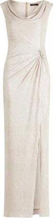 Vera Mont Abendkleid "Vera Mont Abendkleid im Glitzer-Look", Raffung
