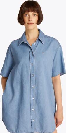 Tommy Jeans Curve Hemdblusenkleid "SS SHIRT DRESS EXT", in Großen Größen