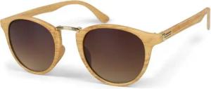 styleBREAKER Sonnenbrille Panto Sonnenbrille Holz Optik (1-St) Gradient