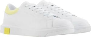Armani Exchange Low-Top Sneaker - Sneakers Biancolime - Gr. US_11 - in Weiß - für Damen