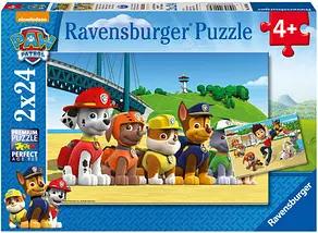 Ravensburger Paw Patrol Heldenhafte Hunde Puzzle, 2 x 24 Teile