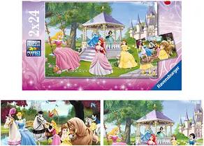 Ravensburger Disney Zauberhafte Prinzessinnen Puzzle, 2 x 24 Teile