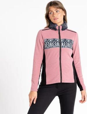 Dare 2B Damen Engross II Sweatshirt mit Durchgehendem Reißverschluss Rosa, Größe: 32
