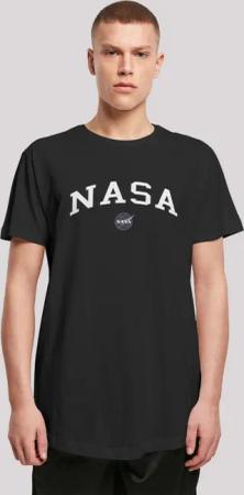 F4NT4STIC T-Shirt "Long Cut T-Shirt NASA Collegiate Logo", Herren,Premium Merch,Lang,Longshirt,Bedruckt
