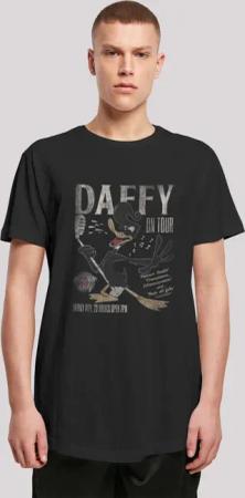 F4NT4STIC T-Shirt "Long Cut T-Shirt Looney Tunes Daffy Duck Concert", Herren,Premium Merch,Lang,Longshirt,Bedruckt