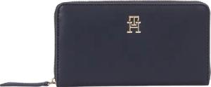 Tommy Hilfiger Geldbörse "TH LOGOTAPE LRG ZA", Damen Portemonnaie, Geldbeutel in rechteckigem Format
