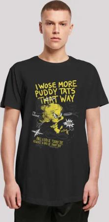 F4NT4STIC T-Shirt "Looney Tunes Tweety Pie More Puddy Tats", Herren,Premium Merch,Lang,Longshirt,Bedruckt