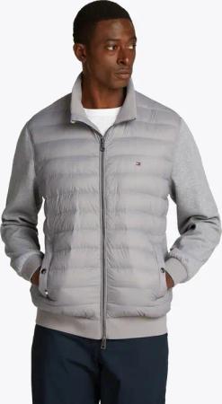Tommy Hilfiger Sweatjacke "MIX MEDIA STAND CLLR", mit Steppung