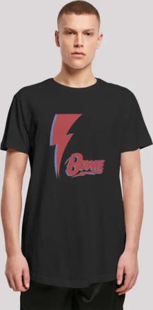 F4NT4STIC T-Shirt "David Bowie Red Bolt", Print