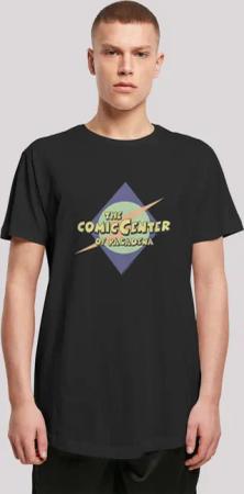F4NT4STIC T-Shirt "Big Bang Theory The Comic Center", Herren,Premium Merch,Lang,Longshirt,Bedruckt