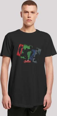 F4NT4STIC T-Shirt "Marvel Superhelden Avengers Team Punch Out", Herren,Premium Merch,Lang,Longshirt,Logo Print
