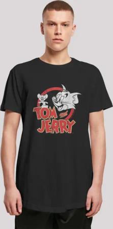 F4NT4STIC T-Shirt "Tom and Jerry TV Serie Distressed", Herren,Premium Merch,Lang,Longshirt,Bedruckt