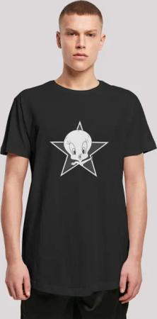 F4NT4STIC T-Shirt "Long Cut T-Shirt Looney Tunes Tweetie", Herren,Premium Merch,Lang,Longshirt,Bedruckt