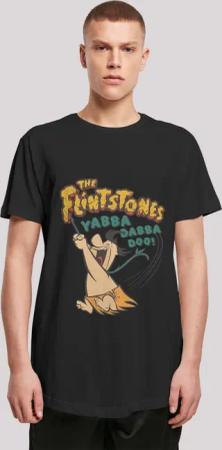 F4NT4STIC T-Shirt "Die Familie Feuerstein", Herren,Premium Merch,Lang,Longshirt,Bedruckt