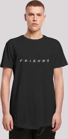 F4NT4STIC T-Shirt "Long Cut T-Shirt Friends Text Logo", Herren,Premium Merch,Lang,Longshirt,Bedruckt
