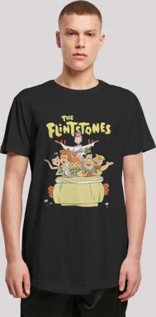 F4NT4STIC T-Shirt "Die Familie Feuerstein The The Ride", Herren,Premium Merch,Lang,Longshirt,Bedruckt