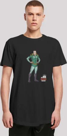F4NT4STIC T-Shirt "Long Cut Shirt Big Bang Theory Sheldon Superhero", Herren,Premium Merch,Lang,Longshirt,Bedruckt