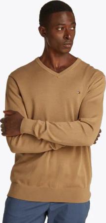 Tommy Hilfiger Strickpullover "ESSENTIAL COTTON V NECK"