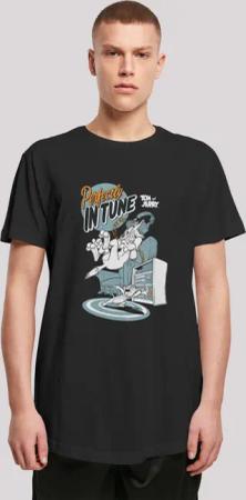 F4NT4STIC T-Shirt "Tom and Jerry TV Serie Perfectly In Tune", Herren,Premium Merch,Lang,Longshirt,Bedruckt