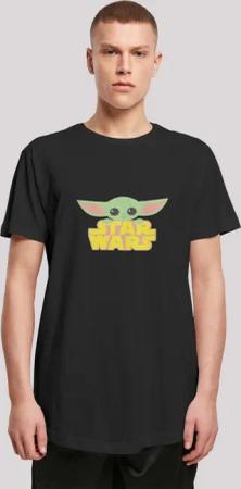 F4NT4STIC T-Shirt "Star Wars Mandalorian Child With", Herren,Premium Merch,Lang,Longshirt,Bedruckt