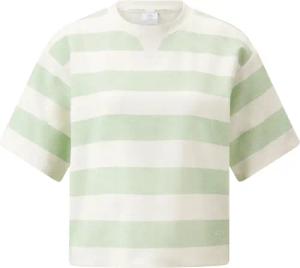 BOGNER Kurzarm-Sweater Stacey für Damen - Hellgrün/Off-White - 36