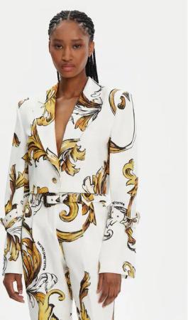 Versace Jeans Couture Sakko 78HAQ704 Weiß Slim Fit