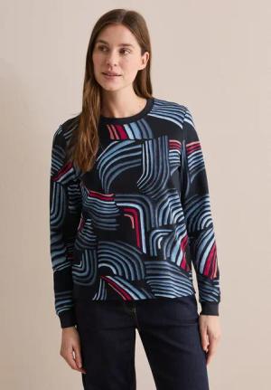 Cecil Langarmshirt, mit Rundhalsausschnitt