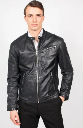 Freaky Nation Lederjacke "Davis-FN"