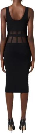 Elisabetta Franchi - Sleeveless Dress Black - Größe 44 - schwarz