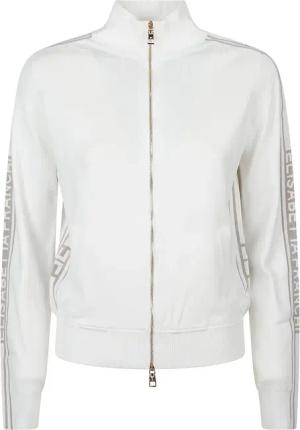 Elisabetta Franchi - Tricot Sweatshirt White - Größe 38 - weiß