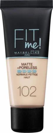 MAYBELLINE NEW YORK Foundation Fit Me! Matte + Poreless Make-Up, mit langanhaltender Formel
