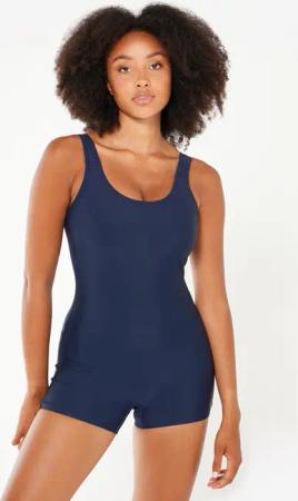 Badeanzug Shorty Damen - Dova dunkelblau