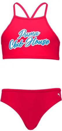 PUMA Bandeau-Bikini (2-St) mit Hingucker-Slogan