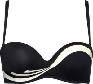 Lisca Bikini Ober- und Unterteile Bandeau-Badeanzug-Oberteil Guaraja schwarz