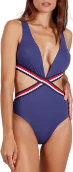 Admas Badeanzug 1-teiliger Sport Trikini Badeanzug Beach