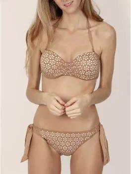Admas Bikini 2-teiliges Push-up Bandeau-Bikini-Set Sand Desert
