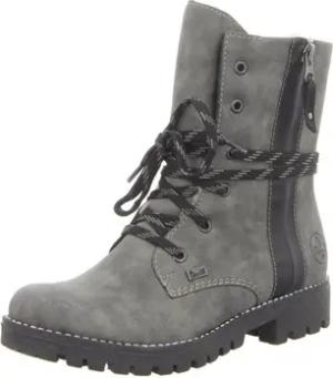 Rieker Stiefel Stiefeletten Schnürstiefelette Warmfutter 785K0/45