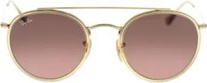 Ray-ban Sonnenbrillen Runde Double Bridge Sonnenbrille RB3647N 912443