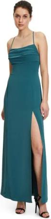 Vera Mont Abendkleid Vera Mont Abendkleid mit Wasserfallausschnitt Schlitz