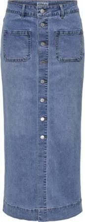 ONLY Faltenrock ONLIRINA BUTTON POCKET MAXI SKIRT G