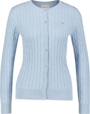Gant Cardigan Damen Strickjacke STRETCH COTTON CABLE CARDIGAN (1-tlg)