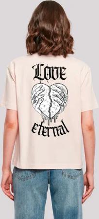 F4NT4STIC T-Shirt "Love Eternal Herz in Händen", Premium Y2K Streetwear