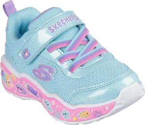 Skechers Lauflernschuh "PLAY SCENE-FUN SQUAD", Sneaker mit bunten Motiven verziert, Größenschablone zum Download