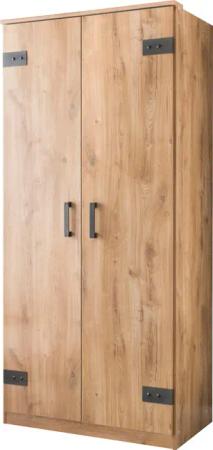 Wimex Kleiderschrank "Liverpool, Made in Germany", Industrial Look, 90x58x199cm, mit Innenausstattung