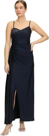 Vera Mont Abendkleid "Vera Mont Abendkleid mit Schmucksteinen", Raffung