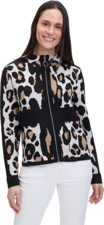 Betty Barclay Strickjacke "Betty Barclay Feinstrickjacke mit Jacquard", Jacquard